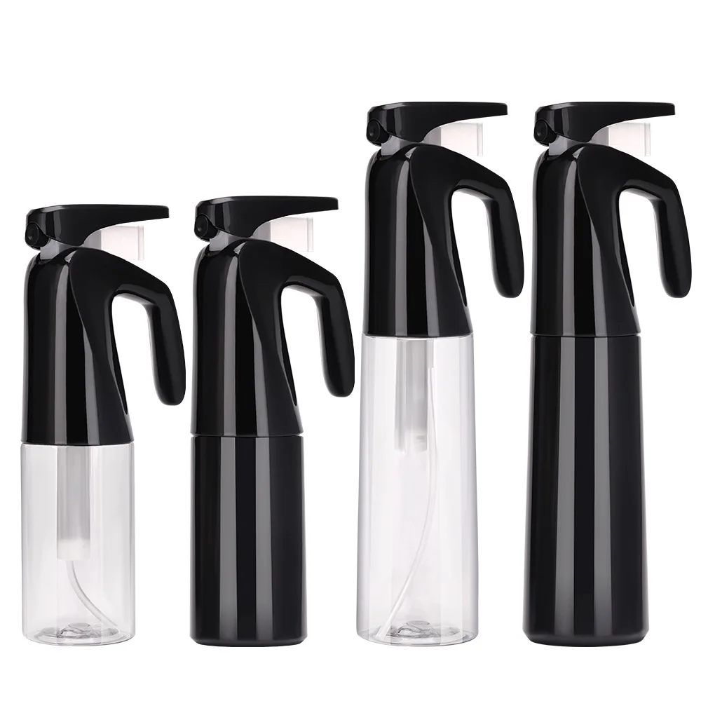 

200/300ml Barber Continuous Spray Bottle Salon Haircut Fine Mist Plastic Water Can Pro Barber Home Portable Hairdressing Sprayer