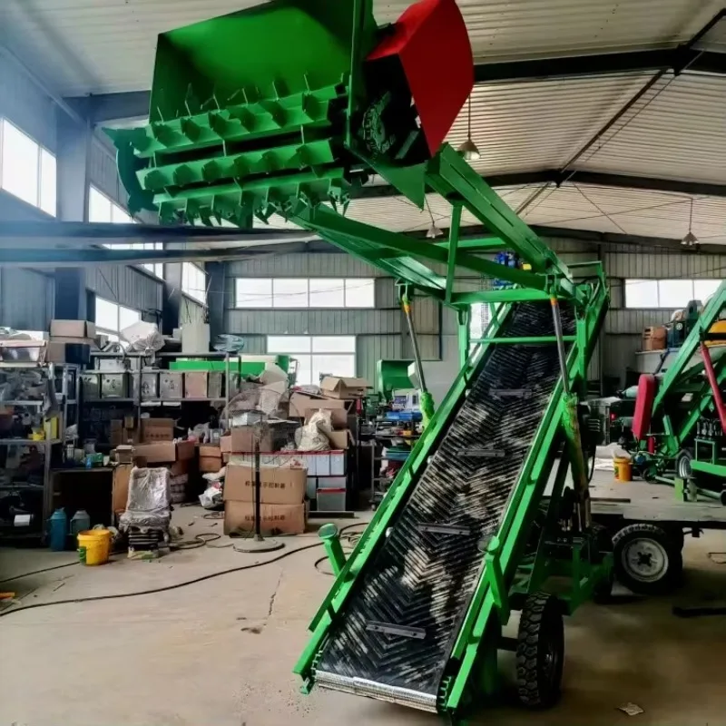 Silage Reclaimer Corn Stalk Feed Reclaiming For Cows And Livestock Silage Feed Unloader Pit Unloading Machine
