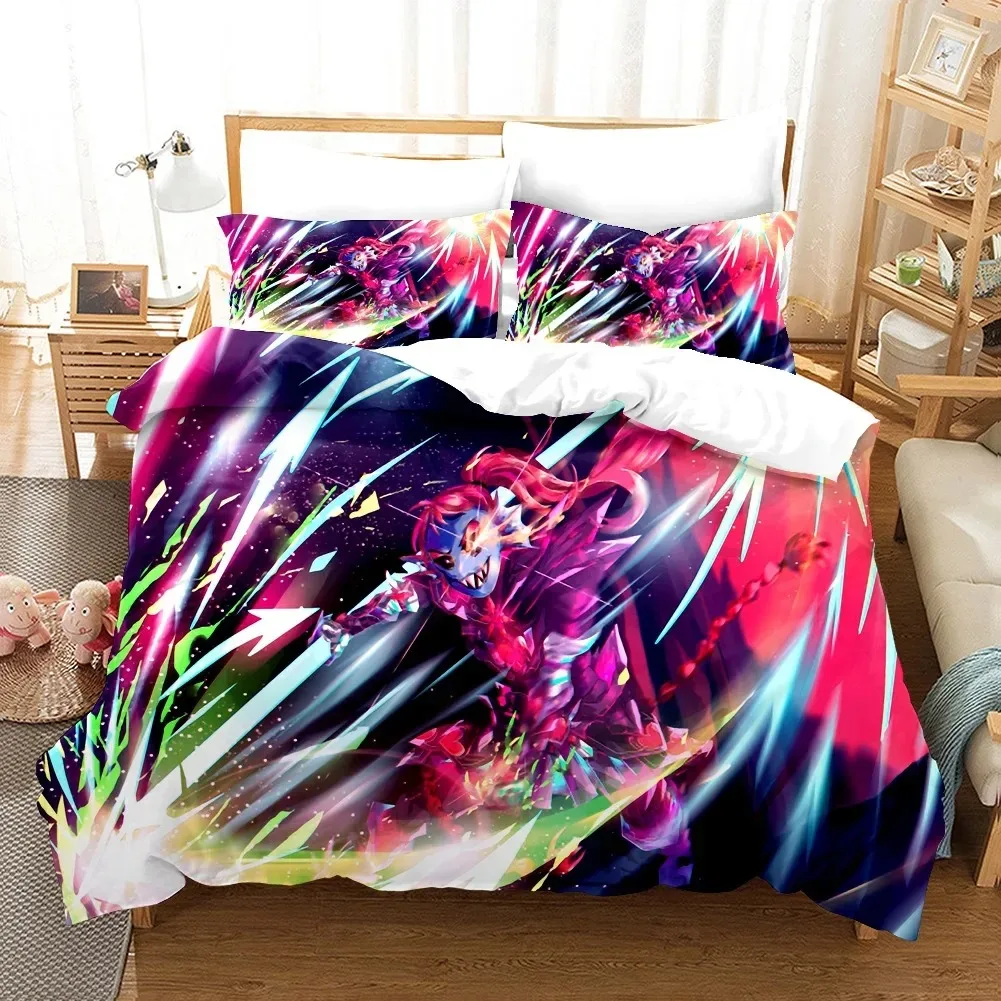 3D Cartoons Undertale Sans Bedding Set Duvet Cover Sets Comforter Bed Linen Twin Queen King Single Size Fashion Luxury Kids Gift