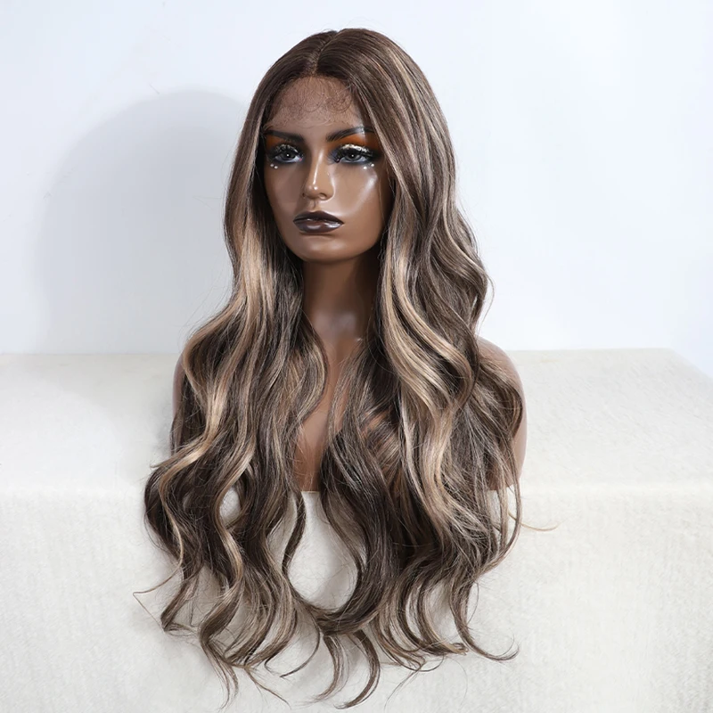 Synthetic Lace Front Wig, 30 Inch Length