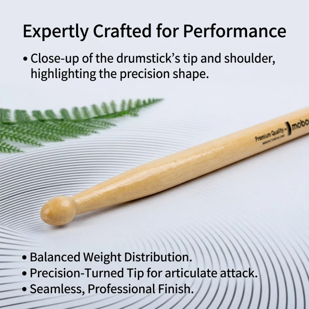 Professional Drums 5A 7A Walnut Drums for Jazz Rock Durable Musical Instrument, Walnut Grade Sound Penetration Drummer - view 6