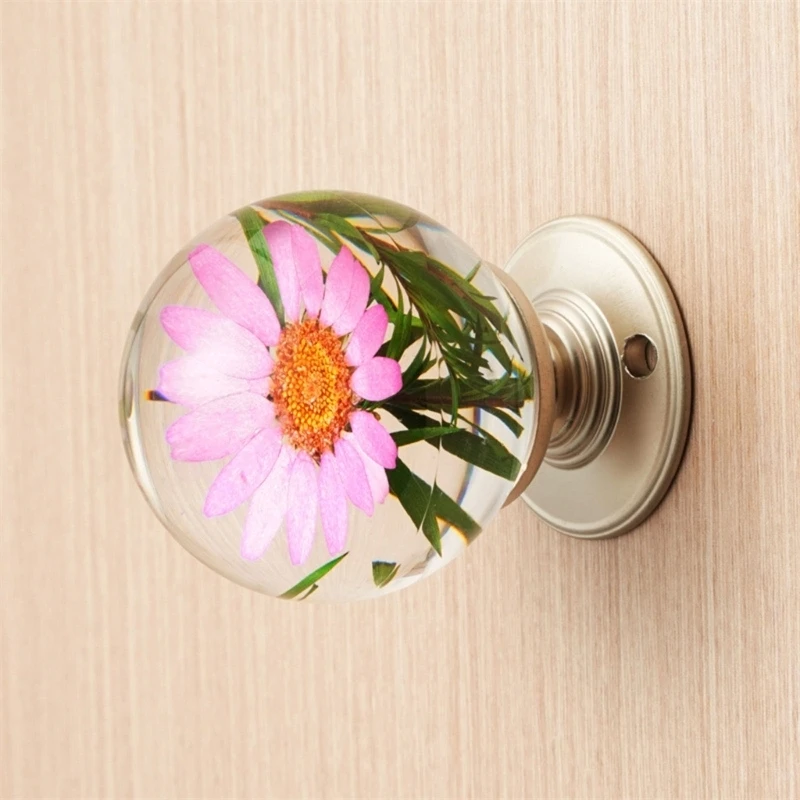 Resin Cabinet Knob Unique Decorative Door Handle Home Decoration Easily Install 0XXB