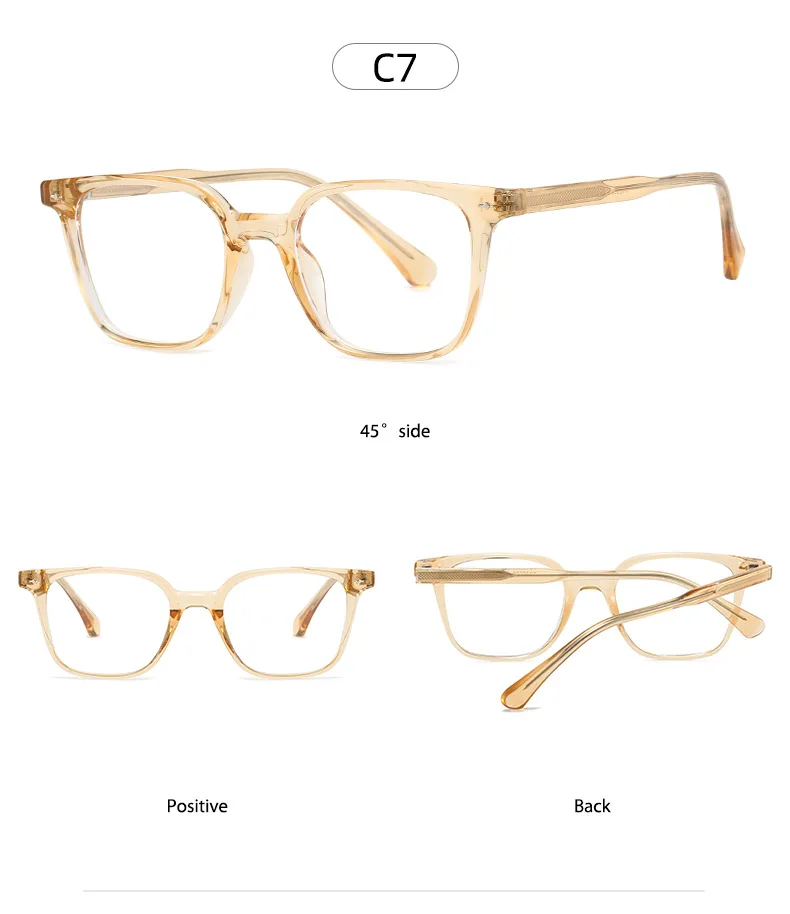 KOCOLIOR 2025, hochwertige TR90-Retro-Lesebrille mit quadratischem Rahmen für Damen und Herren, modische photochrome Presbyopie-Brille – Detail 17