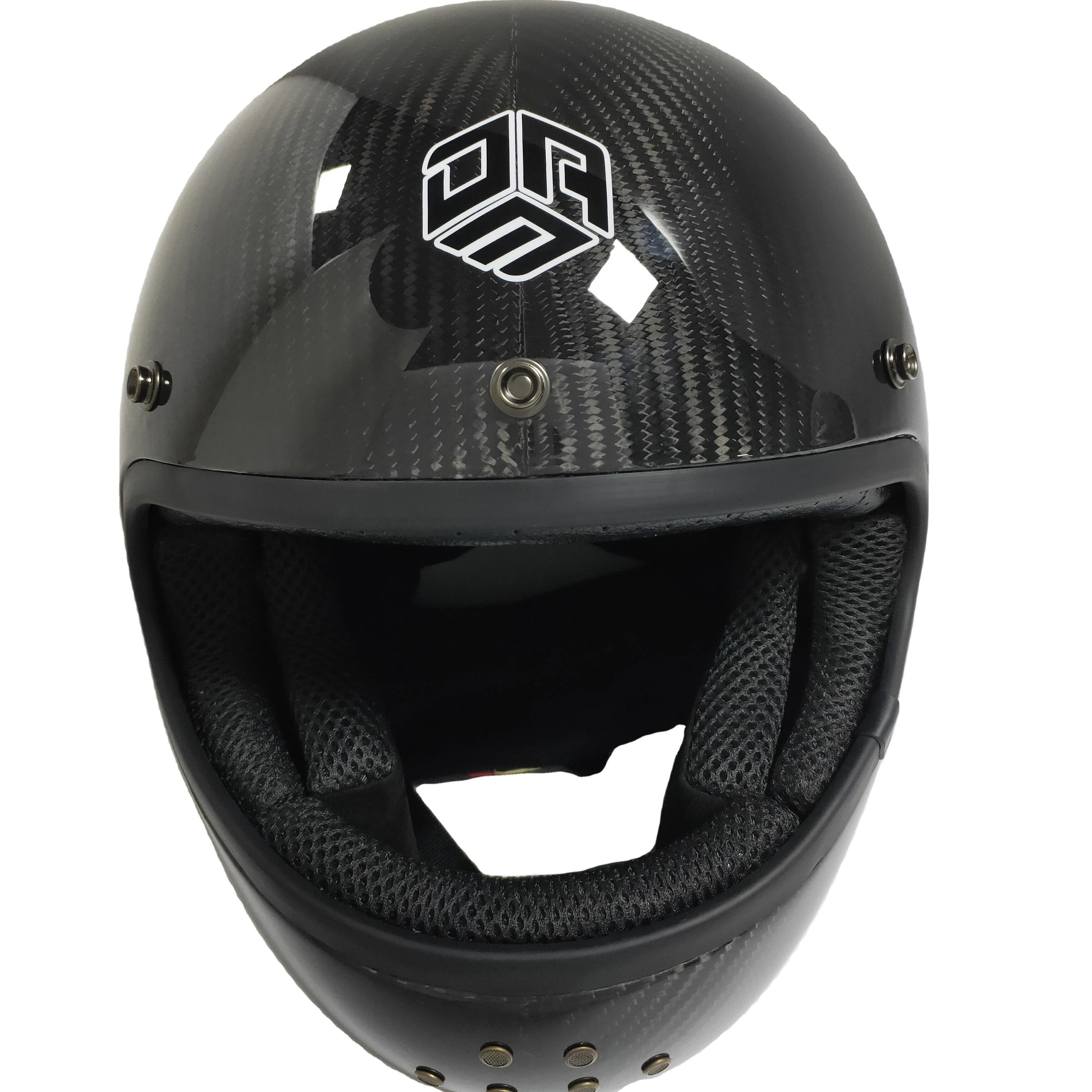 Full Face Carbon Fiber Motorcycle Helmet for  riding safety