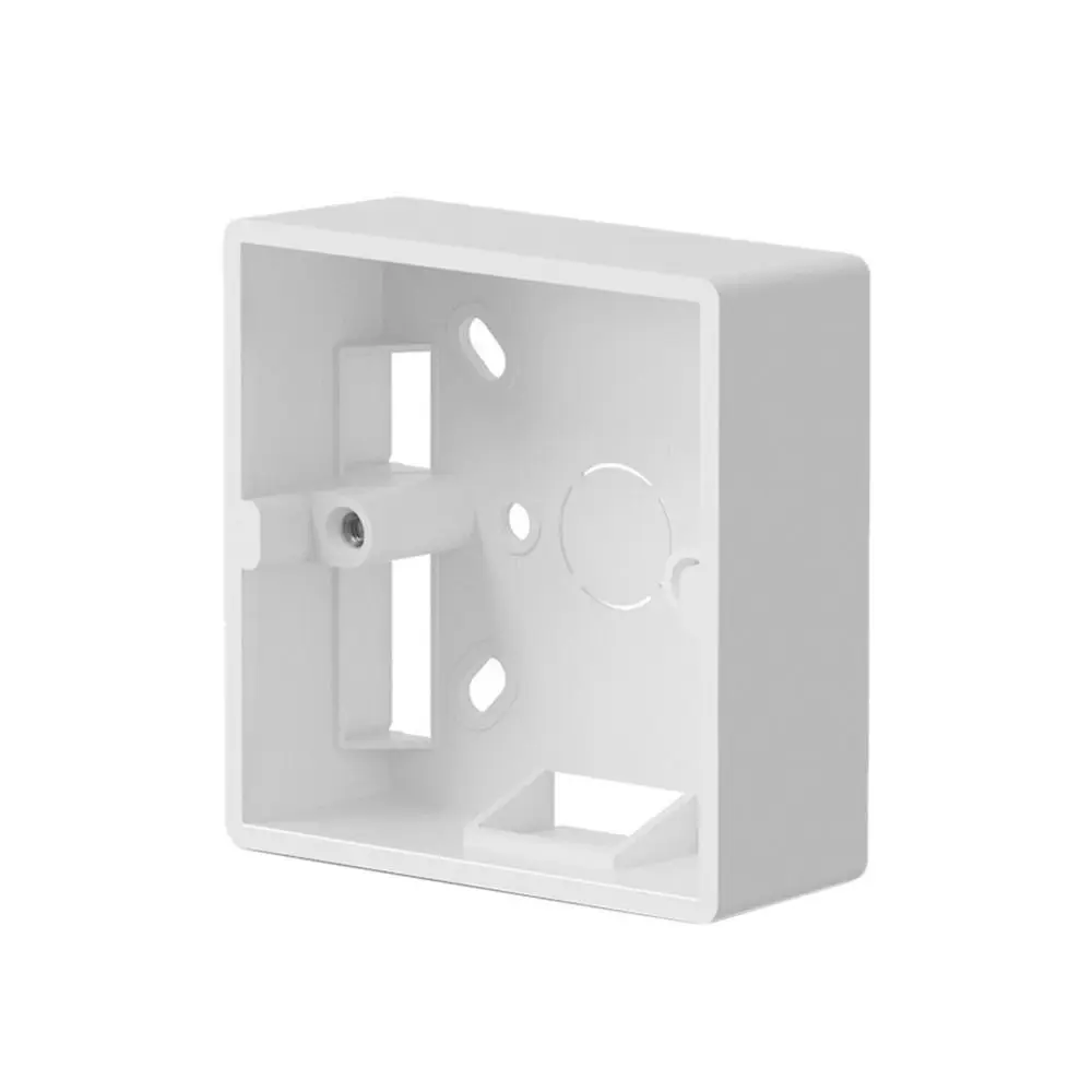 New PVC Switch Installation Box 86 Type White Junction Outfit Box 33/50mm External Mounting Box