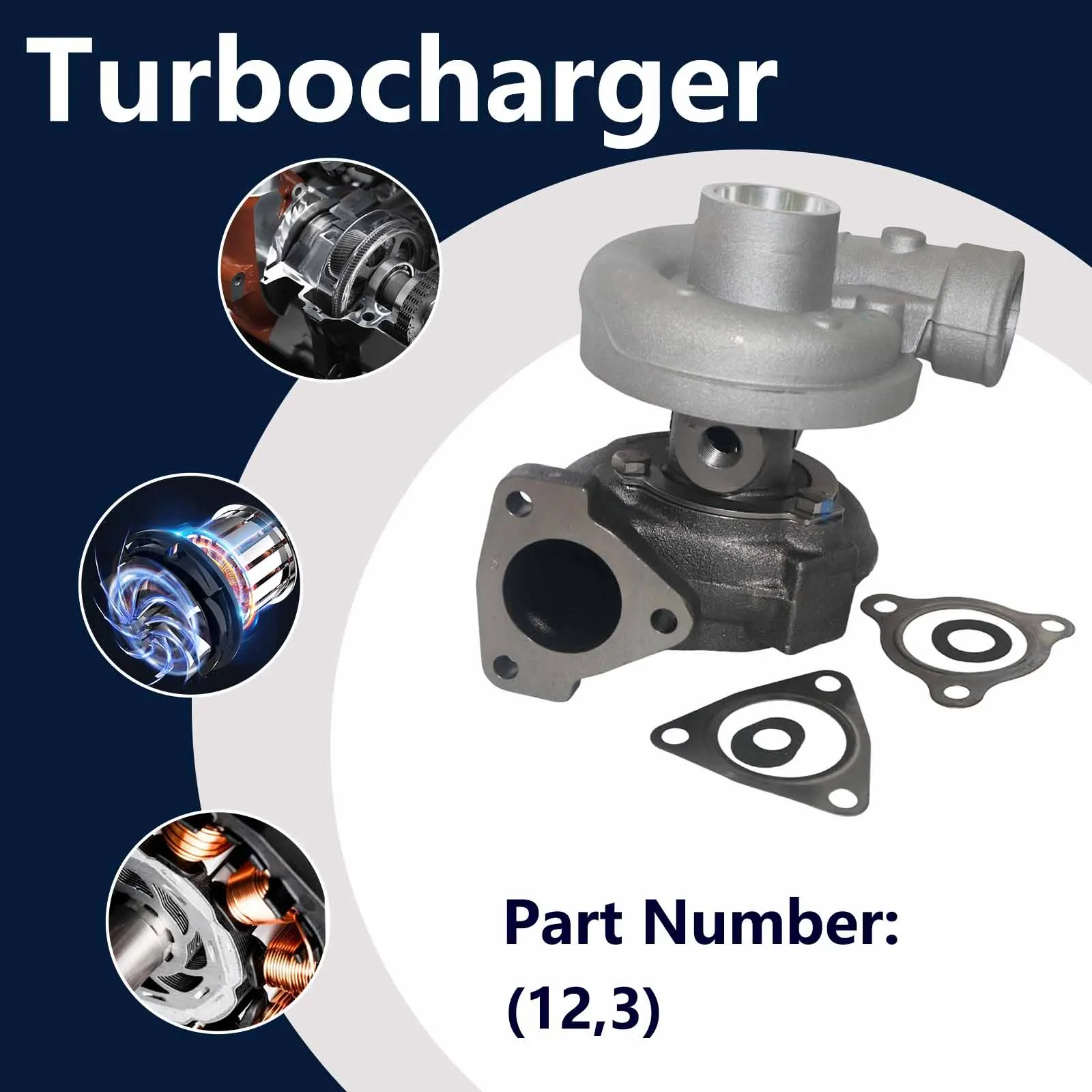 Turbocharger 4281437 4281438 319261 For Deutz Diverse 3.1 L BF4M2011