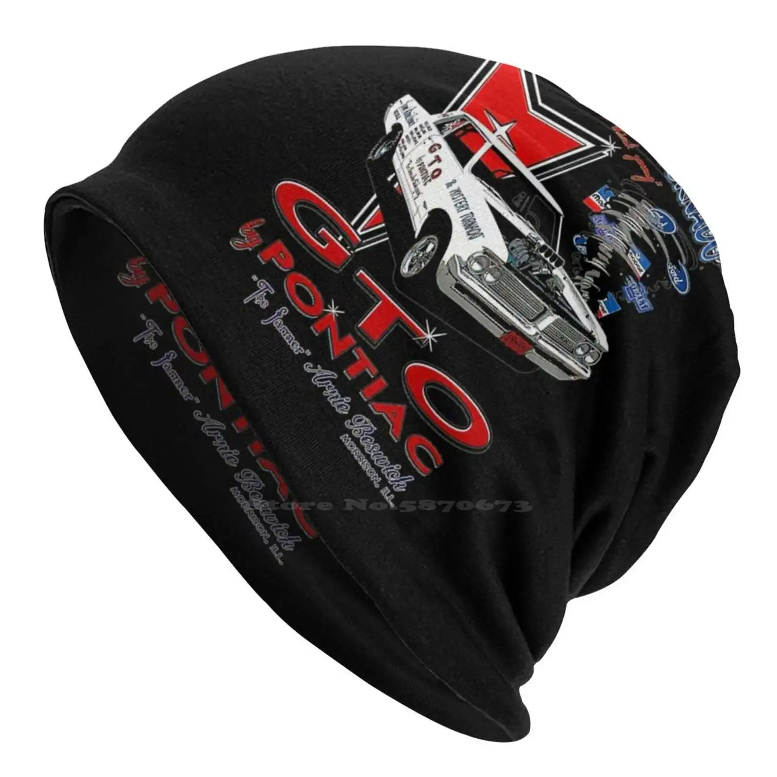 Gto Knitted Hat Warm Beanie Outdoor Caps Gto Vintage Camaro Manga Muscle Car Cars Racing Great Teacher Onizuka Anime