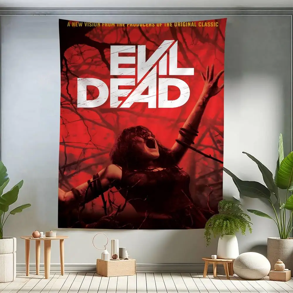فيلم الرعب الكلاسيكي قماش الفن الشر الميت مطبوعة كبيرة قماش مزخرف جداري الجدار الشنق الديكور ديكور منزلي بطانية