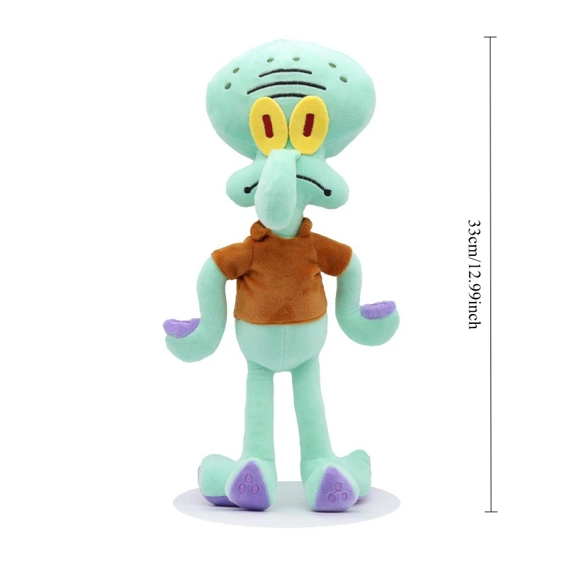 Brandneue Niedliche Cartoon-Plüschtiere: SpongeBob, Patrick Star, Squidward, Eugene H. Krabs, Gary - Kawaii Stofftiere als Geburtstagsgeschenke – Detail 3