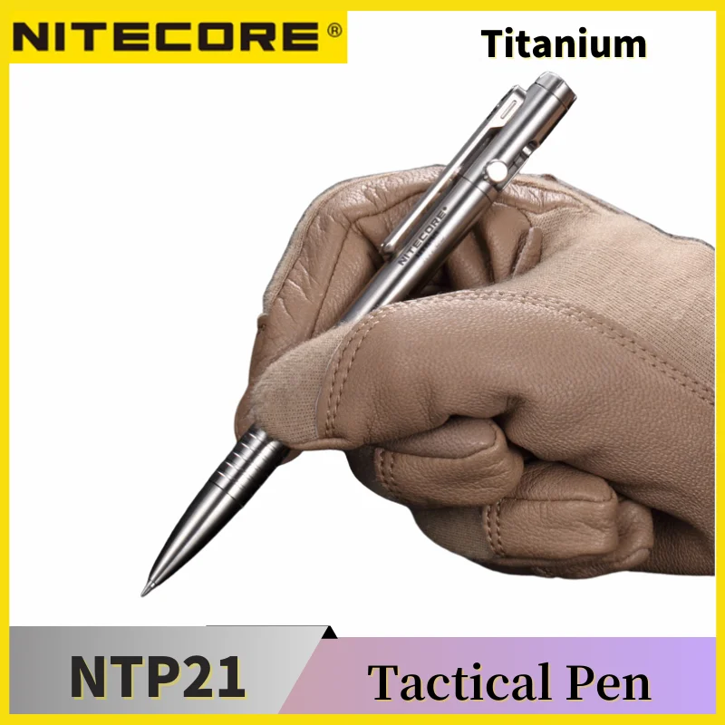 nitecore ntp30 tactical pen self defense glass quebrando daily writing titanium alloy tools 01