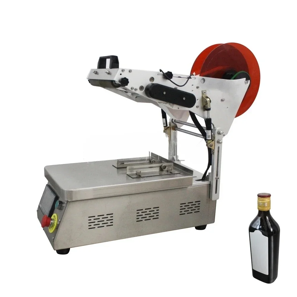 Automatic Adhesive Label Paper Carton Box Flat Bottle Labeling Machine for Square Bottle Flat Sticker