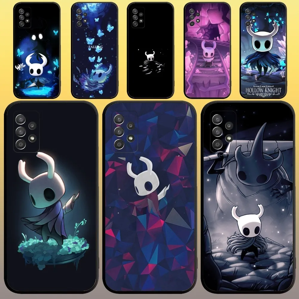 Knight Hollow Game Phone Case for SamsungA 91,80,73,72,71,70,53,52,51,42,41,40,32,31,30,22,21,20,13 S 4G 5G Soft Black Case