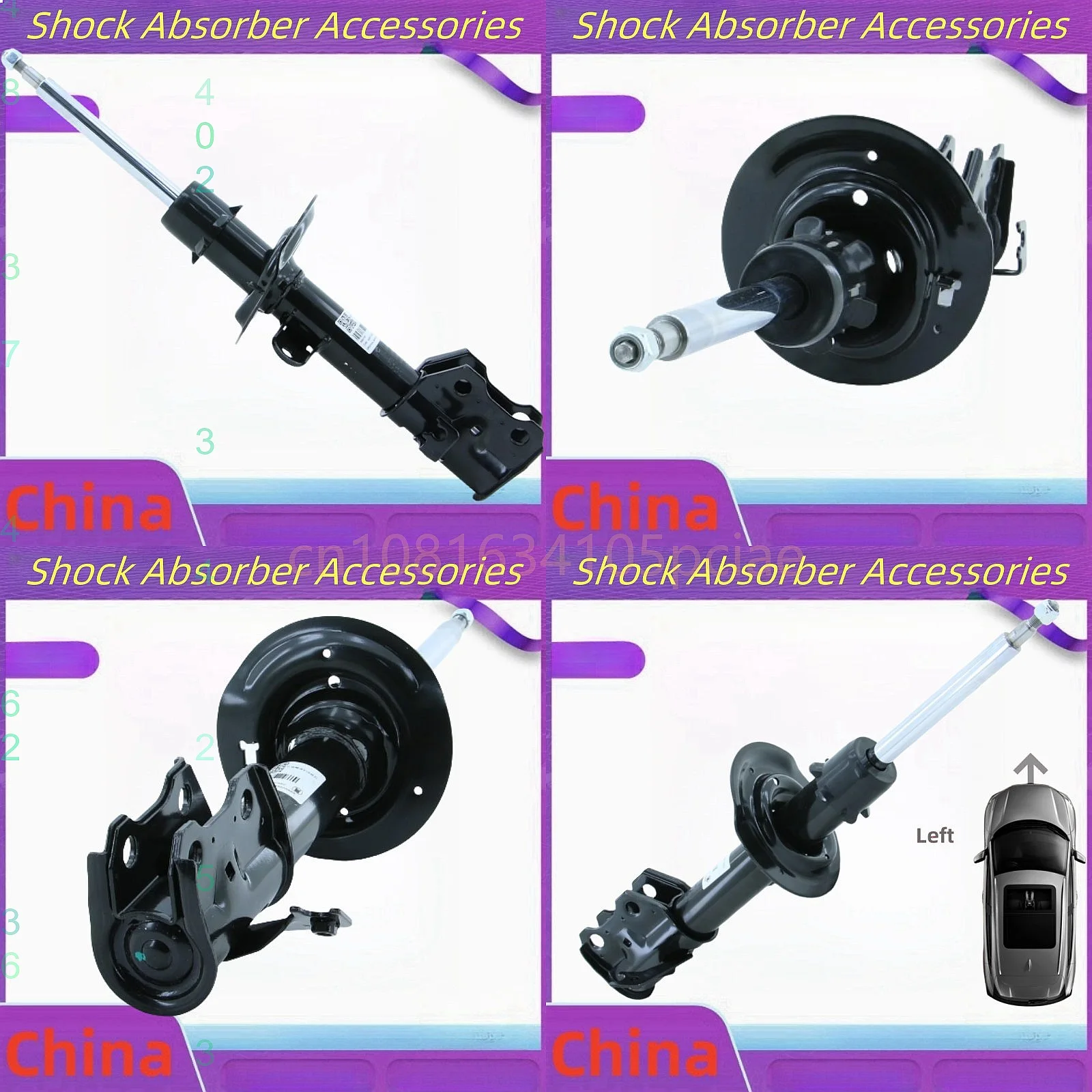 For WEY VV5 VV5s Front Shock Absorber Strut Rod Auto Parts