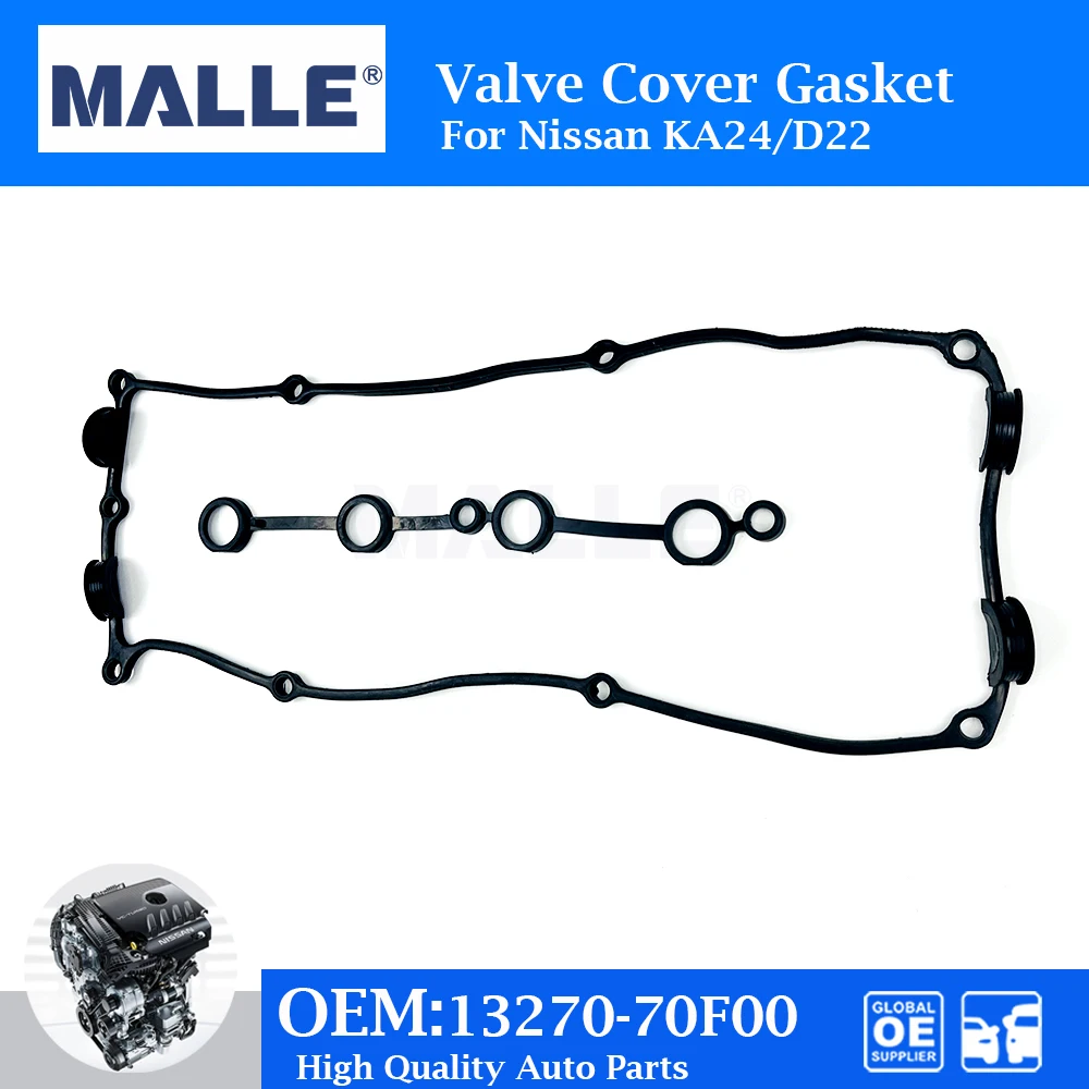 

Engine Rocker Valve Cover Gasket Set For Nissan KA24 D22 240SX Frontier Xterra Navara NP300 Urvan Car Accessories 13270-70F00