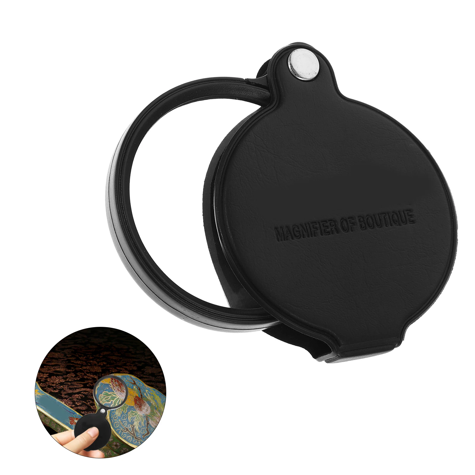 

Foldable Magnifier 10X Reading Glass Portable Book Map Jewelry Magnifying Lens For Elderly Viewing Details Durable Small