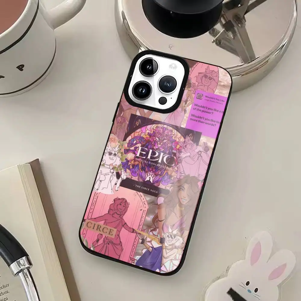 E-Epic The Musical Music Phone Case para iPhone17,16,15,14,13,12,11 Plus,Pro Max para carregamento sem fio Magsafe