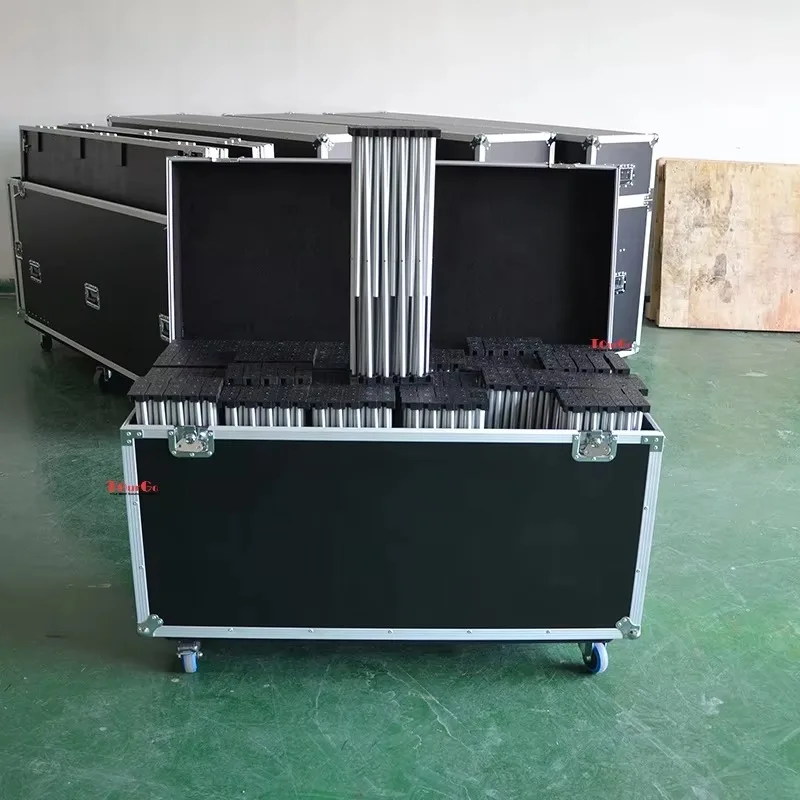 Large Capacity Road Trunk Flight Case with Divides and Tray