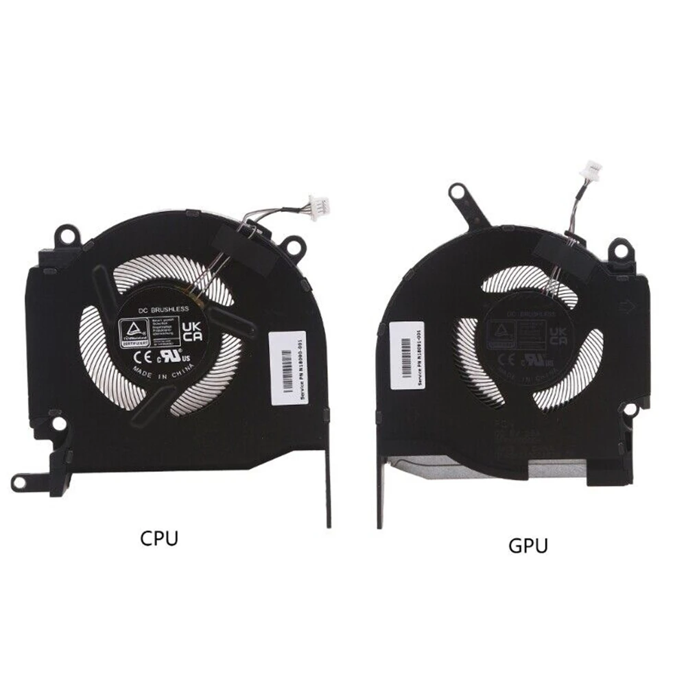 

For HP Omen 16-K 16-N 16-K0013DX 16-K0023DX Laptop CPU GPU Cooling Fan DC5V