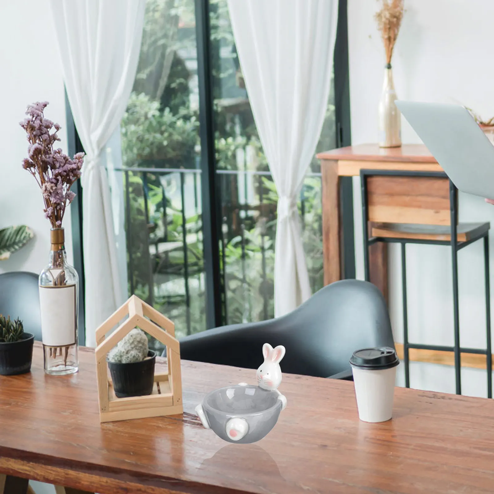 

Ceramic Egg Storage Plate Impact Resistant Rabbit Elements Breakfast Egg Stand Decorative Tableware Ceramic Tableware