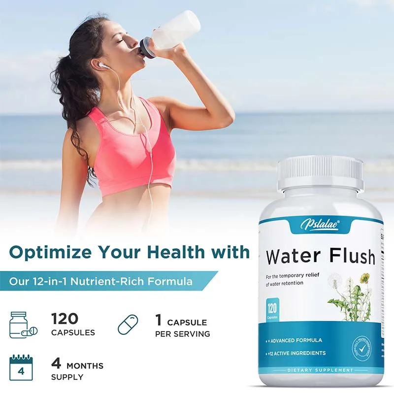 Capsule di integratore diuretico per la perdita di peso: allevia il gonfiore, riduce l'eccesso d'acqua, aiuta la disintossicazione e la salute urinaria