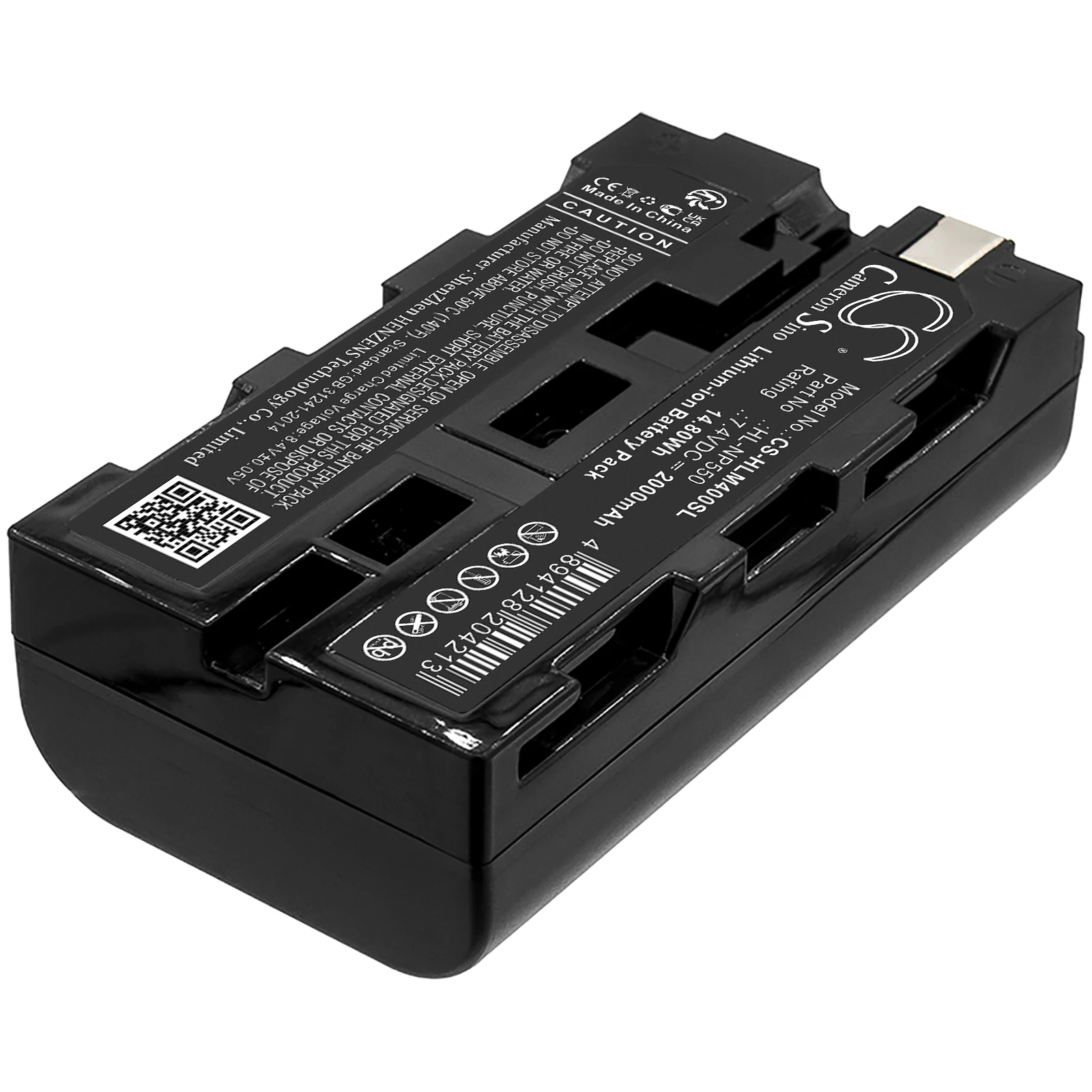 CS Replacement Battery for Hollyland Mars 4K,Mars 400S Pro,Mars 300 Pro,Solidcom C1 Pro,Solidcom PN:HL-NP550 2000mAh / 14.8Wh