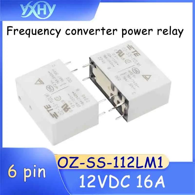

New original 0Z OZ-SS-112LM1 12VDC 16A frequency converter power relay 240V 6-pin