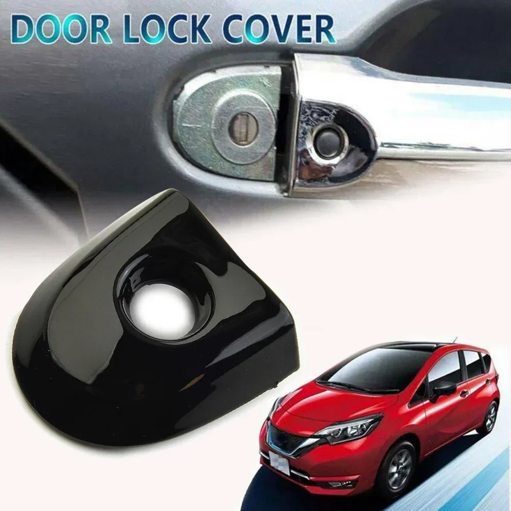 

1pc Drivers Door Lock Cover For Nissan Juke For Micra OEM 806441KK0D ABS Accessory Black Car Door Handles Exterior Parts