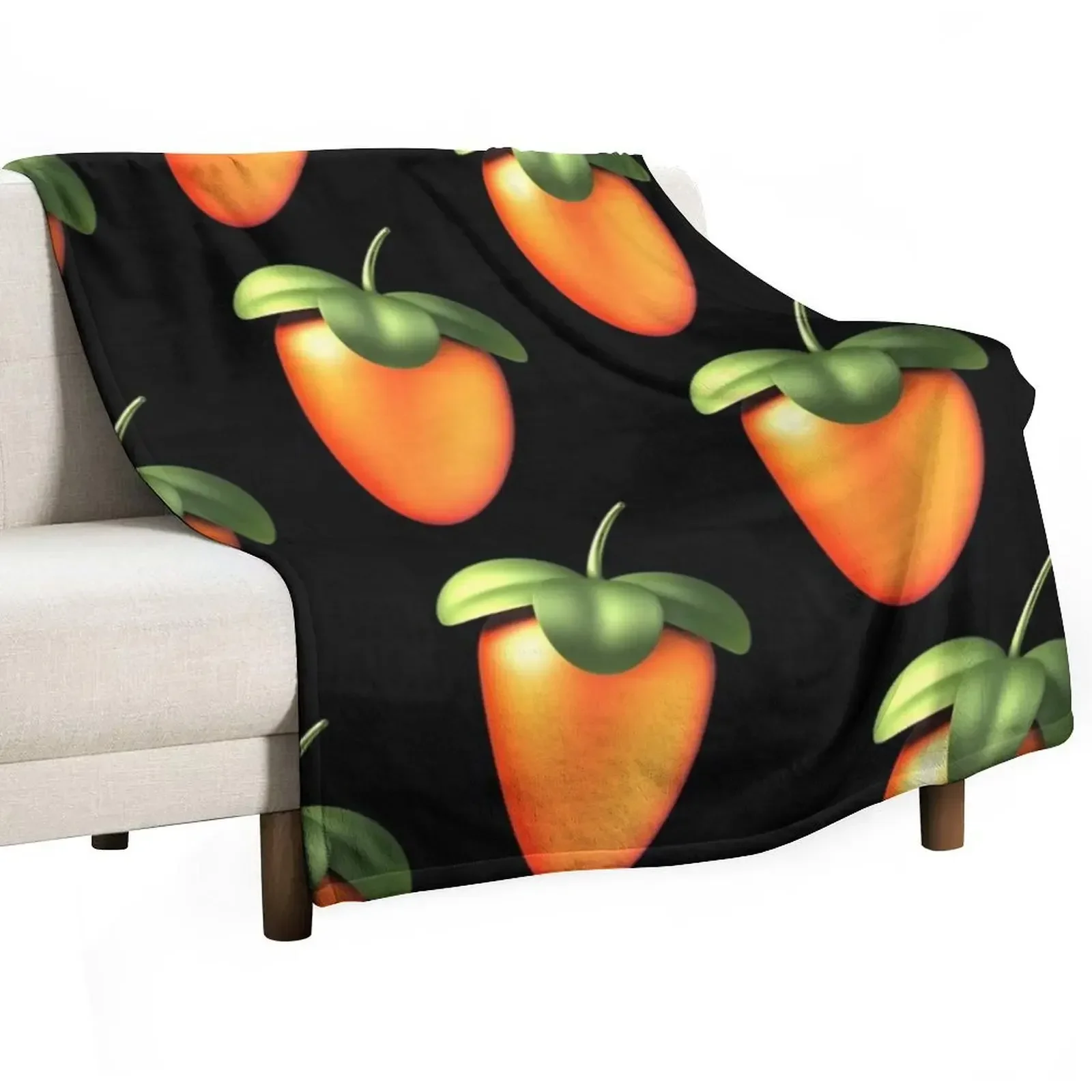 

Fl Studio logo Sticker Throw Blanket Bed linens Cute Blankets