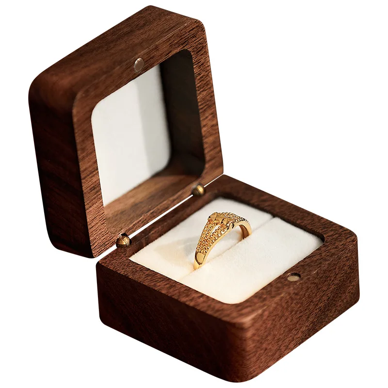 

Creative Wedding Ring Box Proposal Ring Storage Hardware Jewelry Portable Jewelry Box Guofeng Box