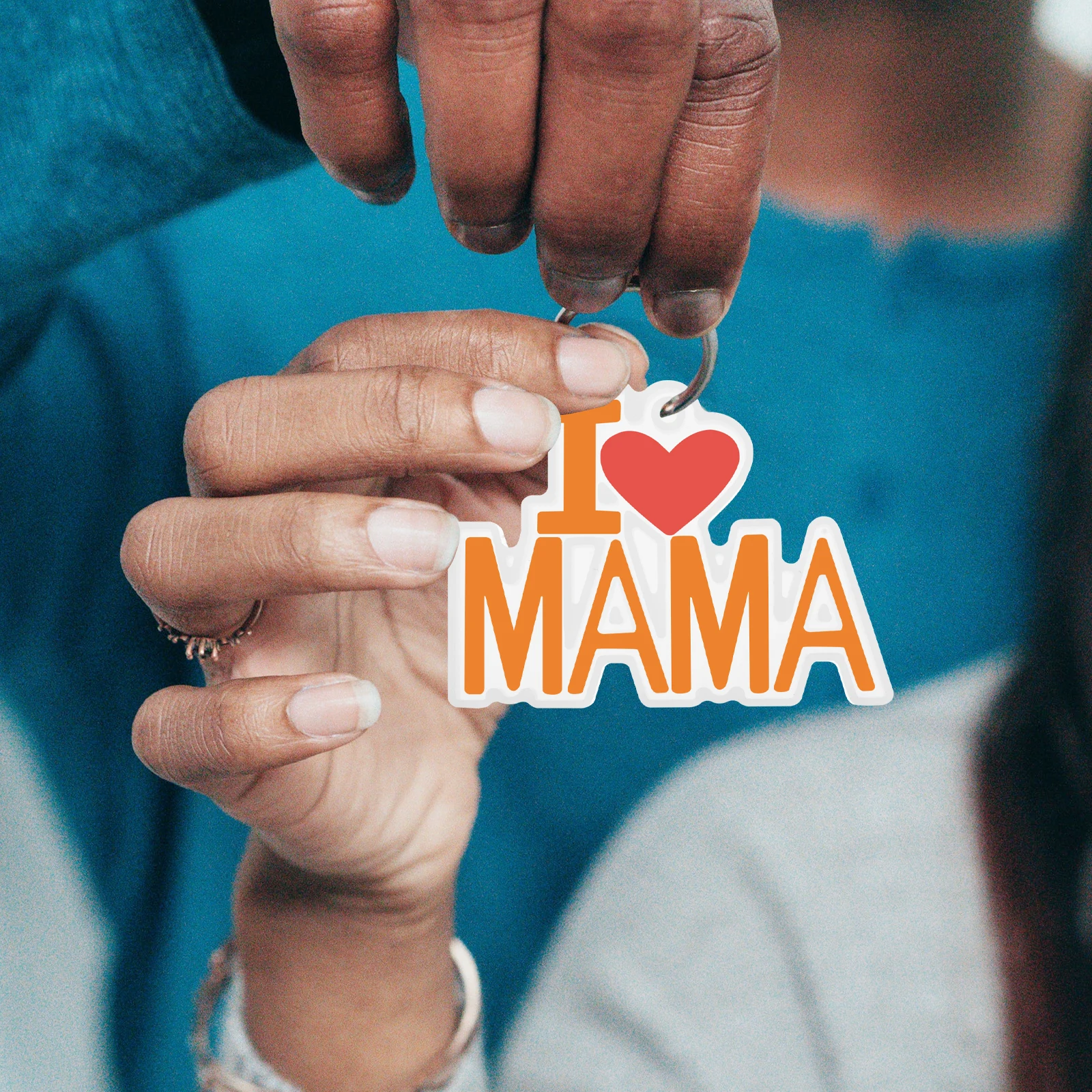 

2Pcs DIY Silicone Molds for Keychain Safe Soft Material Easy Demoulding Creative Hanging Adorn Craft Kids Handmade Project