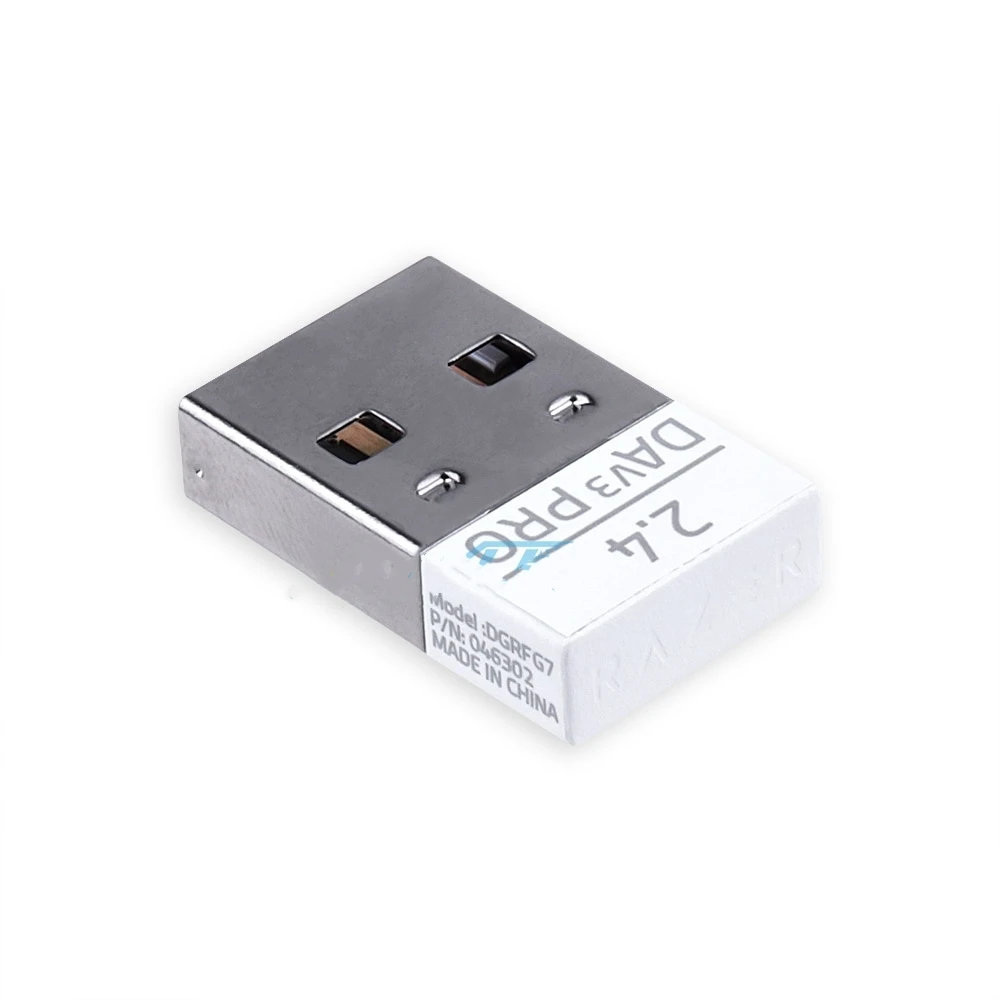 dav3 mini USB 수신기 교체용 어댑터로 레이저 데스애더 V3 프로 무선 마우스 성능 완전 복원