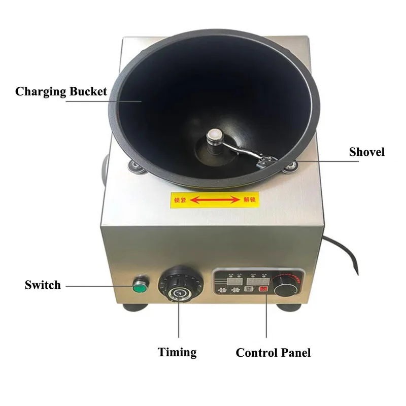 논스틱 코팅 전기 요리 믹서 기계, 슬러리잼 토피 페이스트 쿠커 기계, 식품 필링 소스 볶음 기계