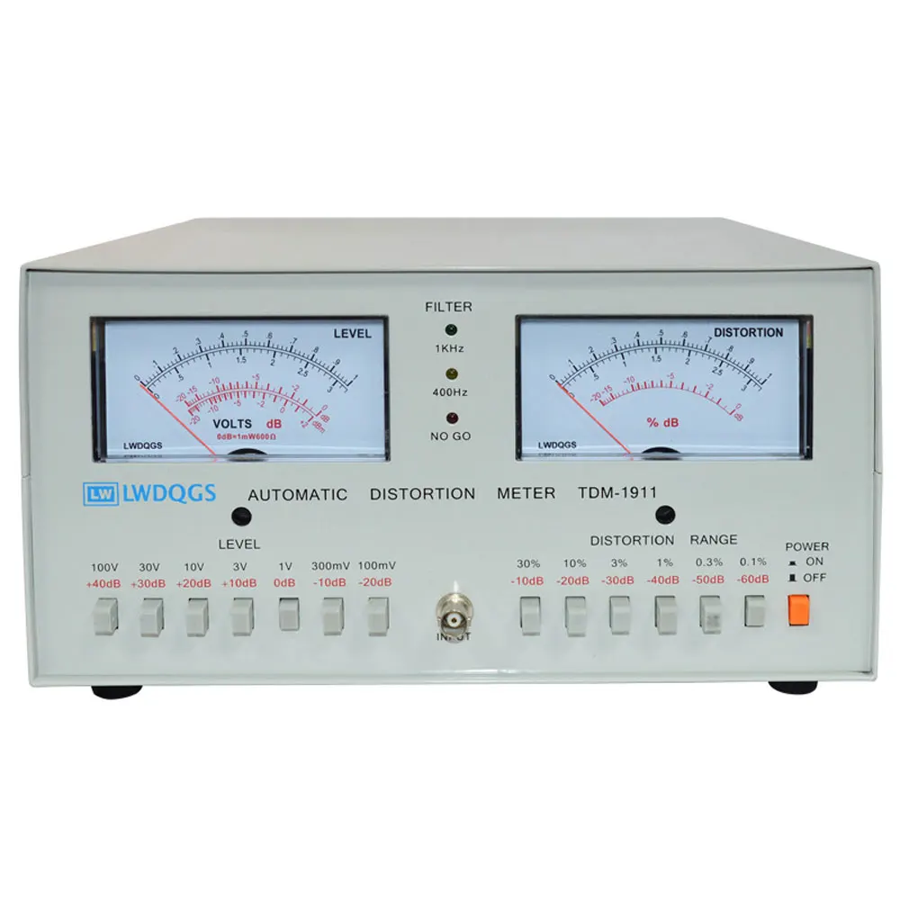 TDM1911 110/220V 50Hz Detektor Bentuk Gelombang Sinyal 400Hz±10% 1KHz±10% Frekuensi Dua Titik Alat Deteksi Distorsi Sinyal Kebisingan Rendah