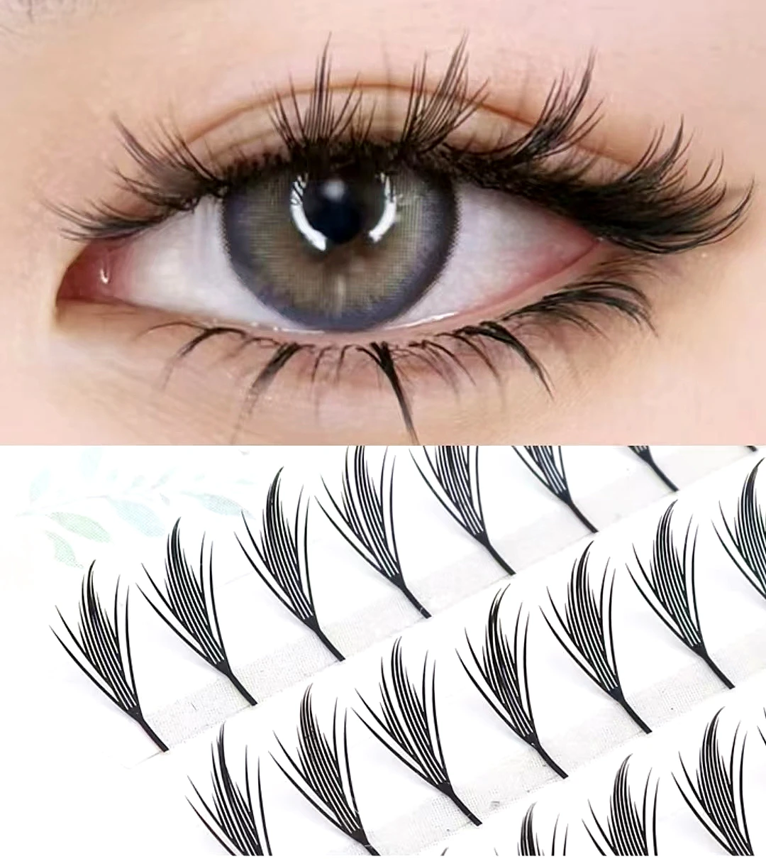 Comic Wing eyelash extension manfa premade พัดลมขนตาปลอม