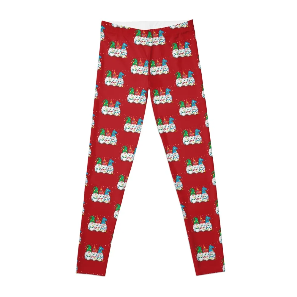 Christmas Gnomes Leggings exercise clothing for Women's pants Womens Leggings