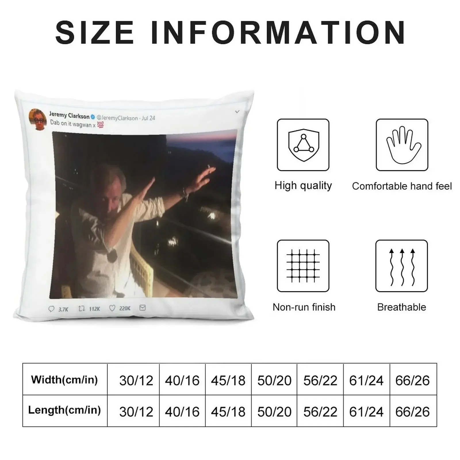 Jeremy Clarkson meme - Dab on it wagwan Throw Pillow covers for pillows pillow pillowcase pillow