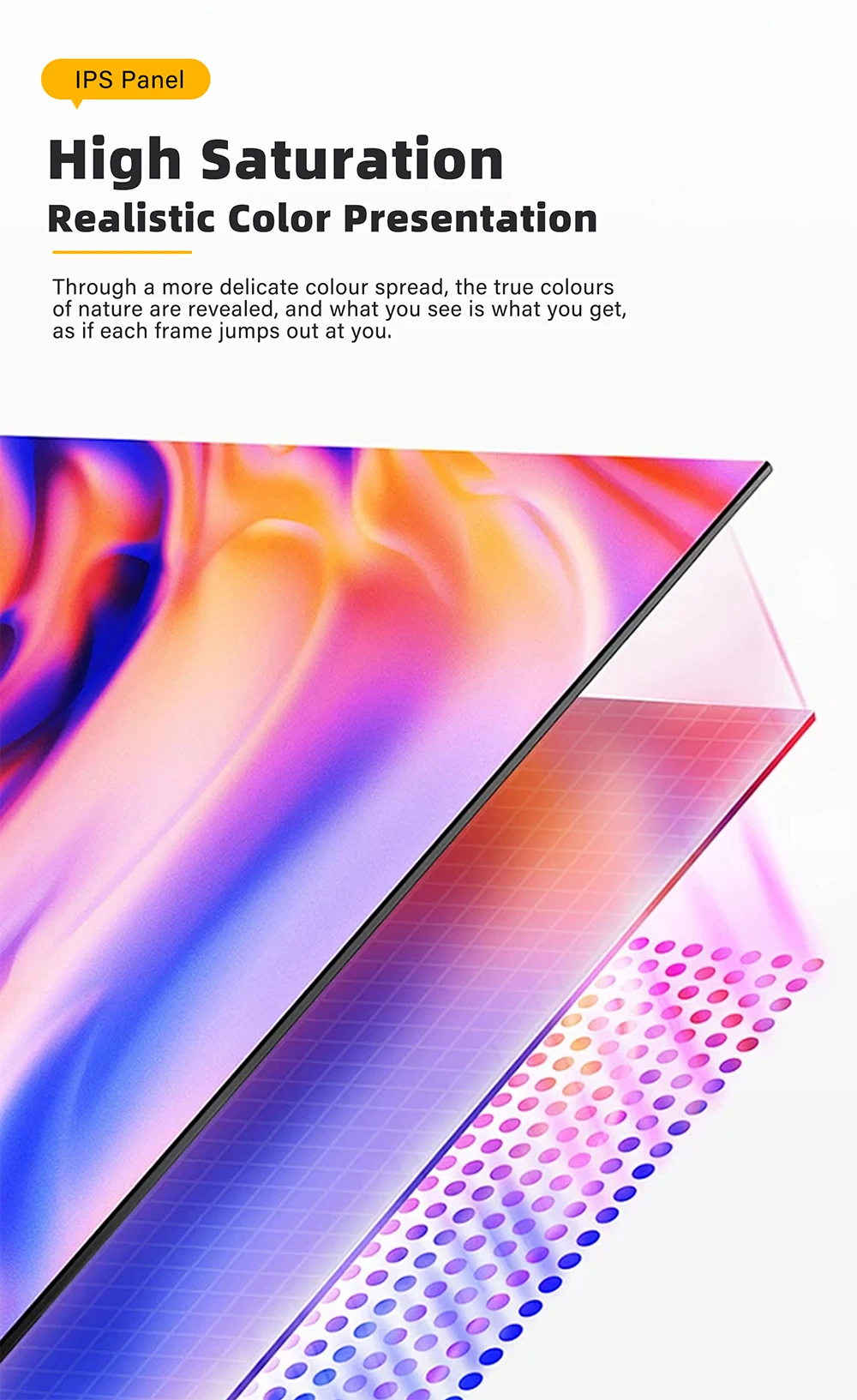 LESOWN Monitor LCD portatile largo da 12.5 pollici USB C Touchscreen capacitivo HDMI 1920x1080 IPS Monitor Sub Screen per Computer da gioco