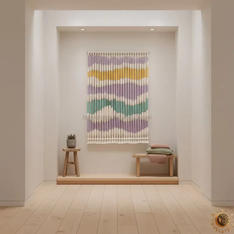 Boho Minimalist Handmade Sphericity Macrame Bubble Wall Hangings Art Designs Home Decoration Wall Decor for Living