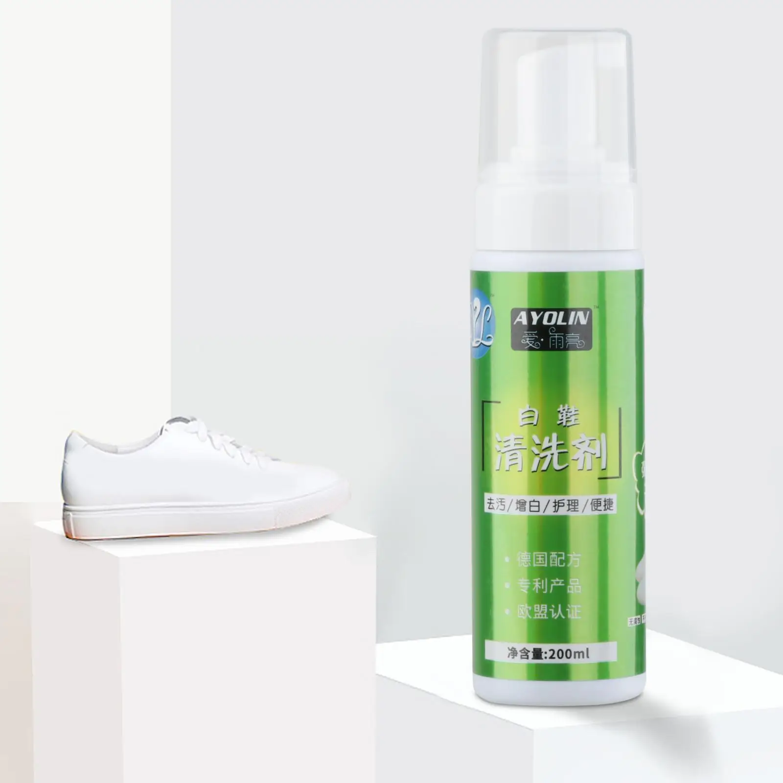 Brush Shoe Cleaning 200ml Renew Shoe Whitener for Leather Shoes Canvas Shoes