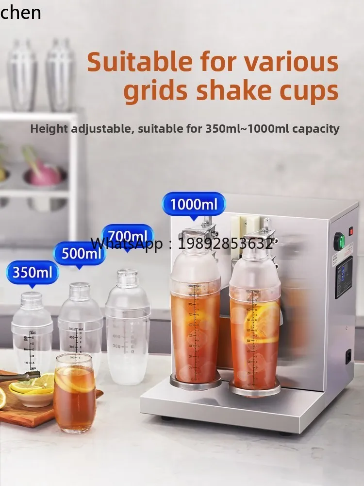 

BB Shaker Cup Shaker Commercial Milk Tea Shop Timed Stainless Steel Wine Shaker