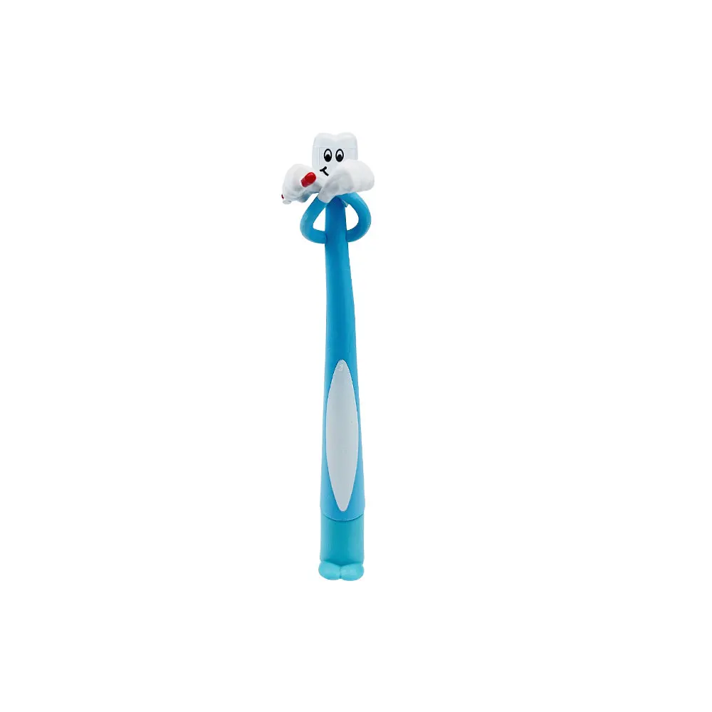 Stylo à bille en plastique en forme de dent dentaire, stylo à bille courbé mignon, école de dentisterie, cadeaux créatifs de dentiste, stylos de