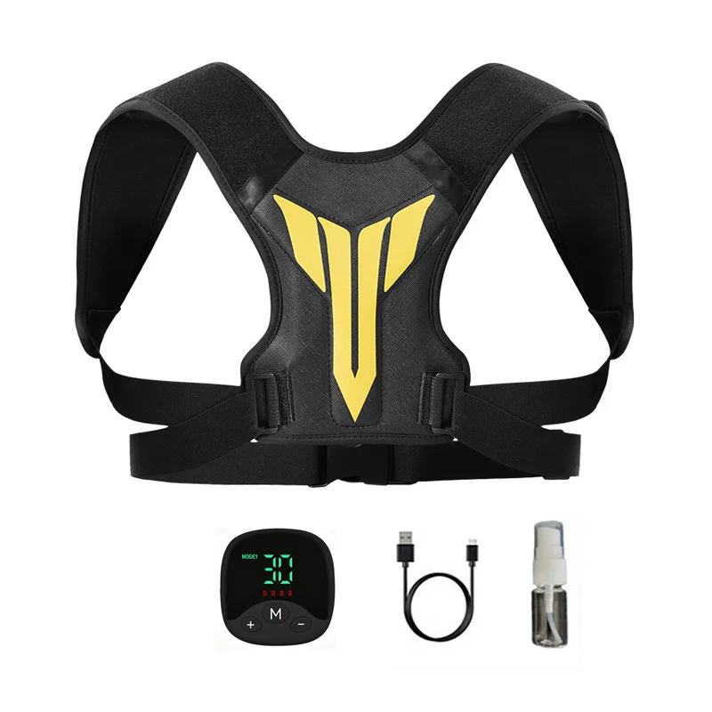 Smart Muscle Toner Posture Corrector Adjustable Back Support Massage Belt Smart Spine Alignment Trainer Men And Women