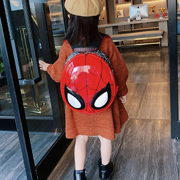 Zaino Spiderman borse per bambini LED Light Cute Cartoon Marvel Boys zaini studenti Fashion Shoulder Back Pack di alta qualità