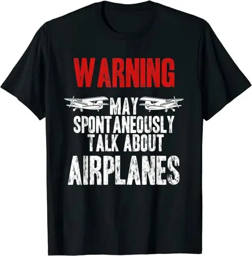 

NEW LIMITED Talk about Airplanes - Funny Pilot and Aviation T-Shirt