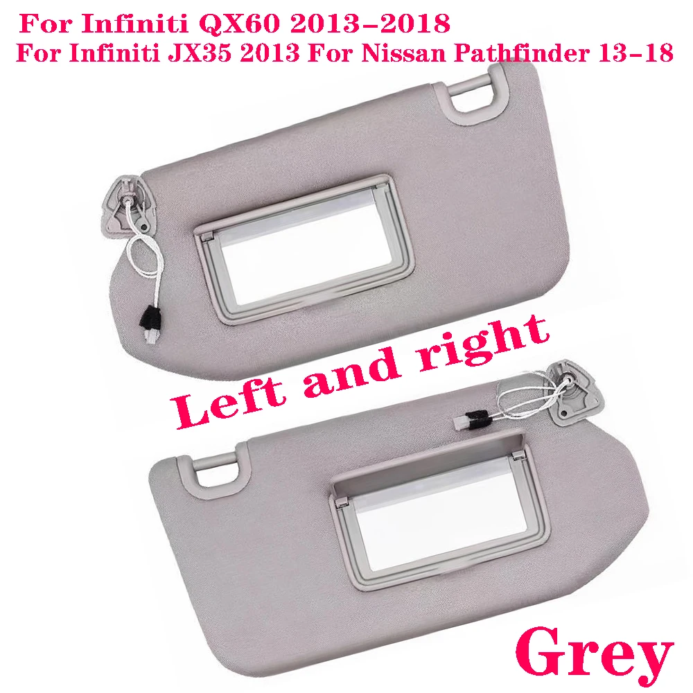 96401-9PB0A 96400-9PB0A For Nissan Pathfinder R52 Left Right Driver Car Sun Visor Shade 2013-2018 Infiniti QX60 JX35 Sunvisor