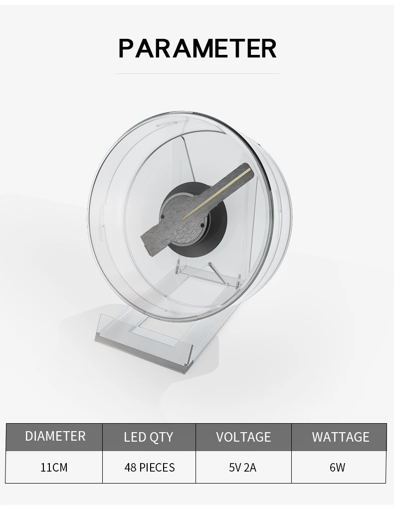 3D Hologram Fan LED Display Wi-Fi App Remote Control Portable Luxury Christmas Halloween Holiday Supplies Personalized