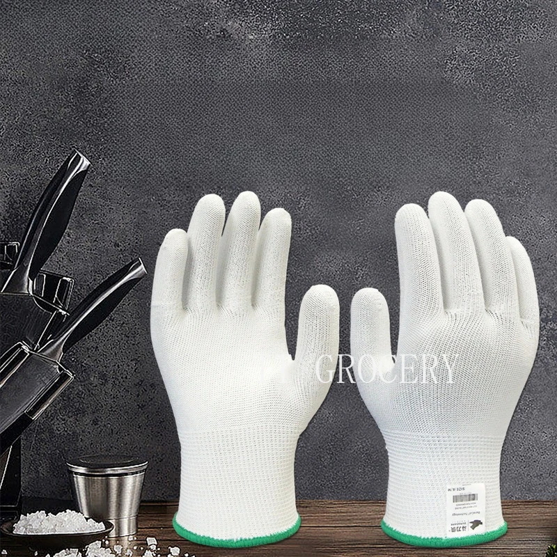 

Level 5 Cut Resistant Gloves - Food Grade for Kitchen Use Breathable & Anti-Static Protective Cutting Gloves