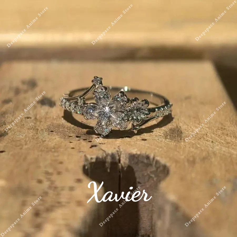 Love and Deepspace Sylus Caleb Zayne Rafayel Xavier Wedding Ring Anime Cosplay Adjustable Rings Festival Party Costumes Props