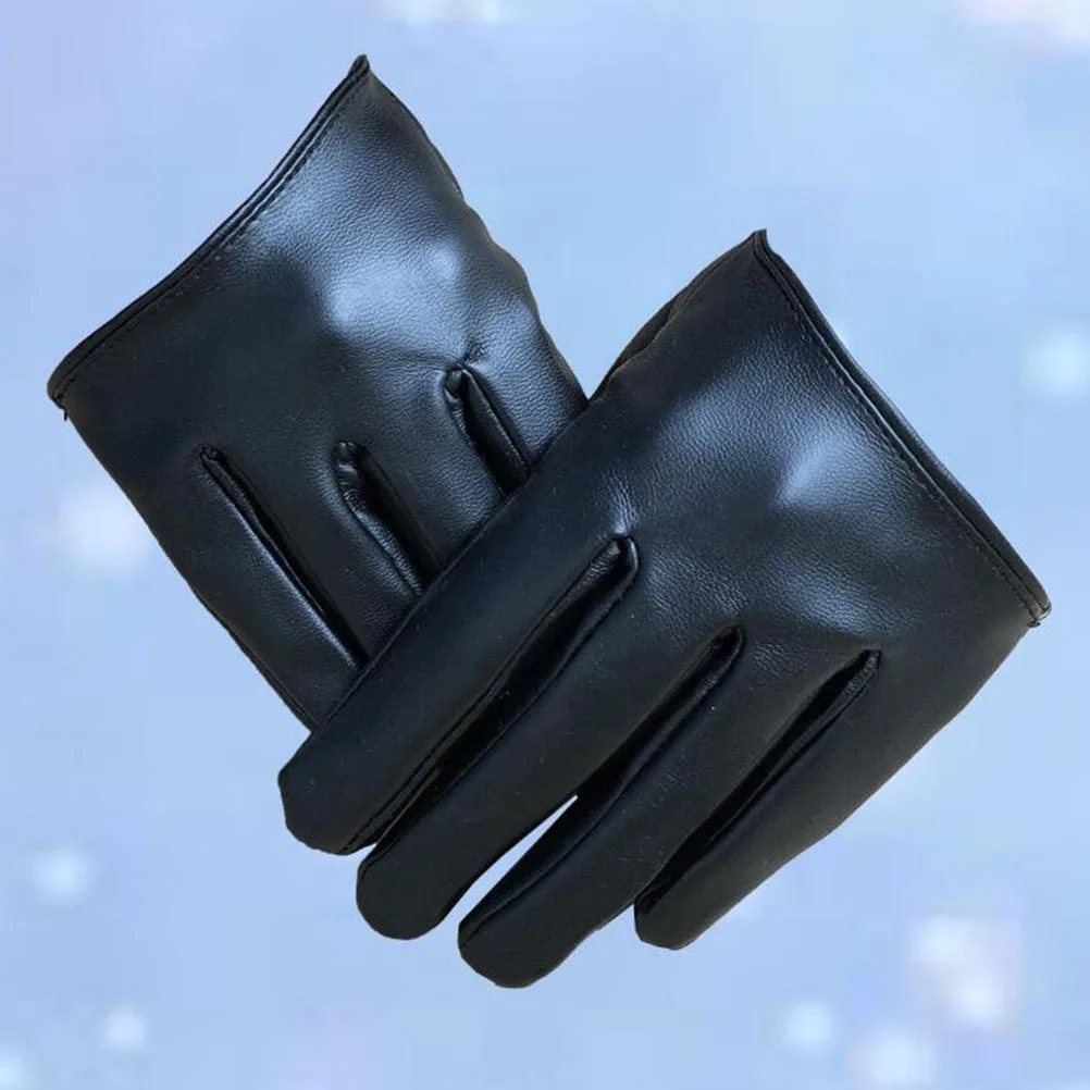 1 par de guantes de boda para mujer, guantes negros de medio palma para banquete, duraderos y cómodos para disfraz de actuación en escenario de baile