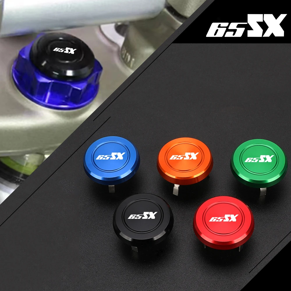 

Motorcycle Accessories Steering Stem Nut Cap Decoration Cover For 65SX 65 SX 2004-2025 2024 2023 2022 2021 2020 2019 2018 2017